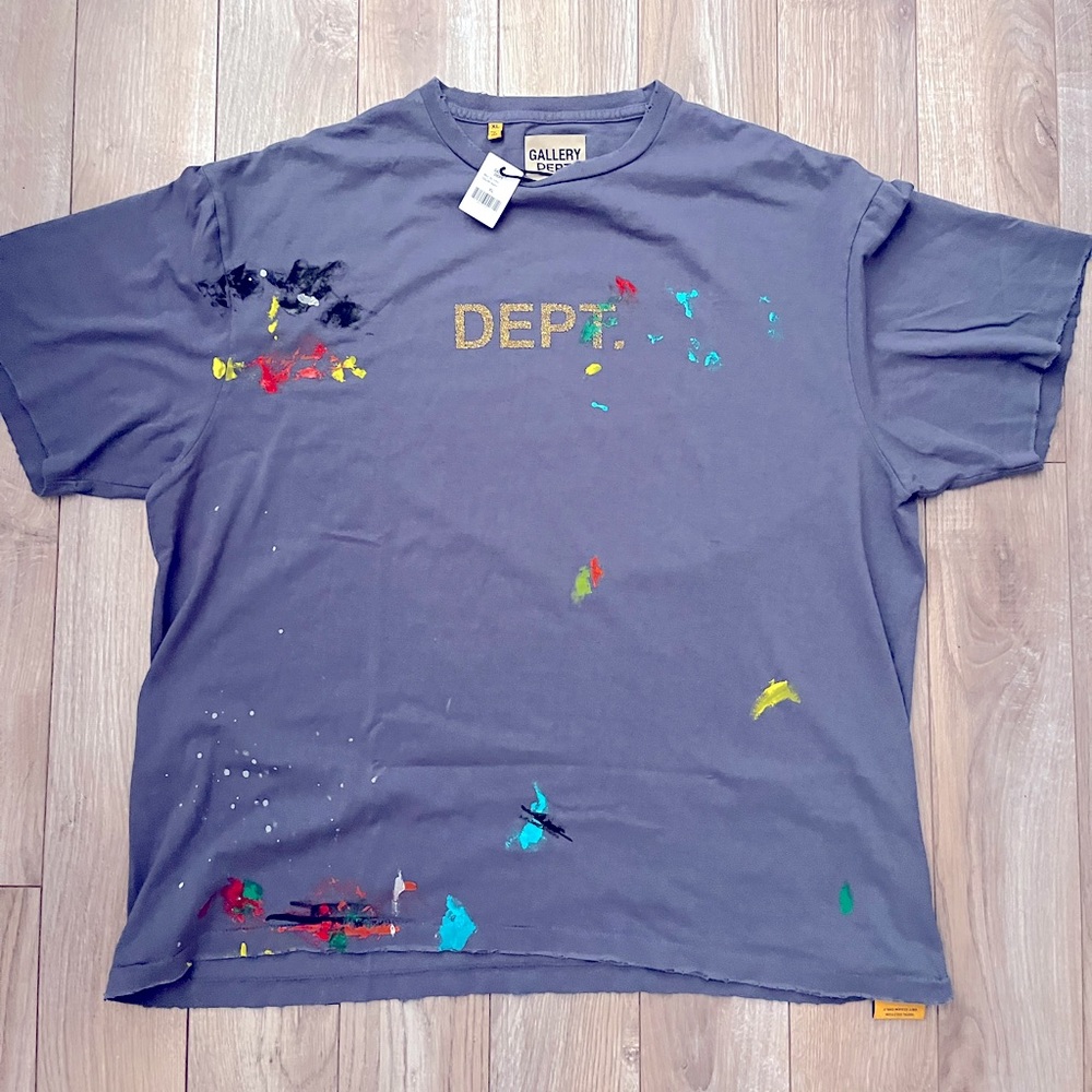 Gallery Dept Hand Painted Limited Release Tee. Authentic Proof of purchase & tag